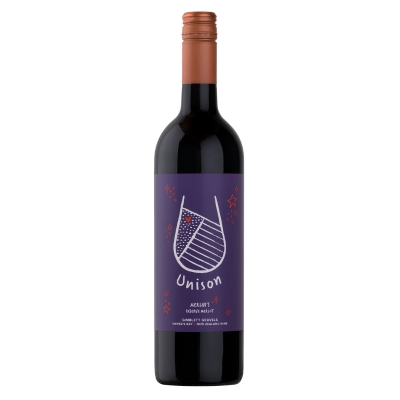 Unison New Zealand Merlin's Reserve Merlot Wine 2016